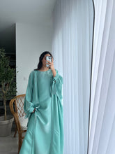 Charger l&#39;image dans la galerie, Abaya 2 pièces - TURQUOISE
