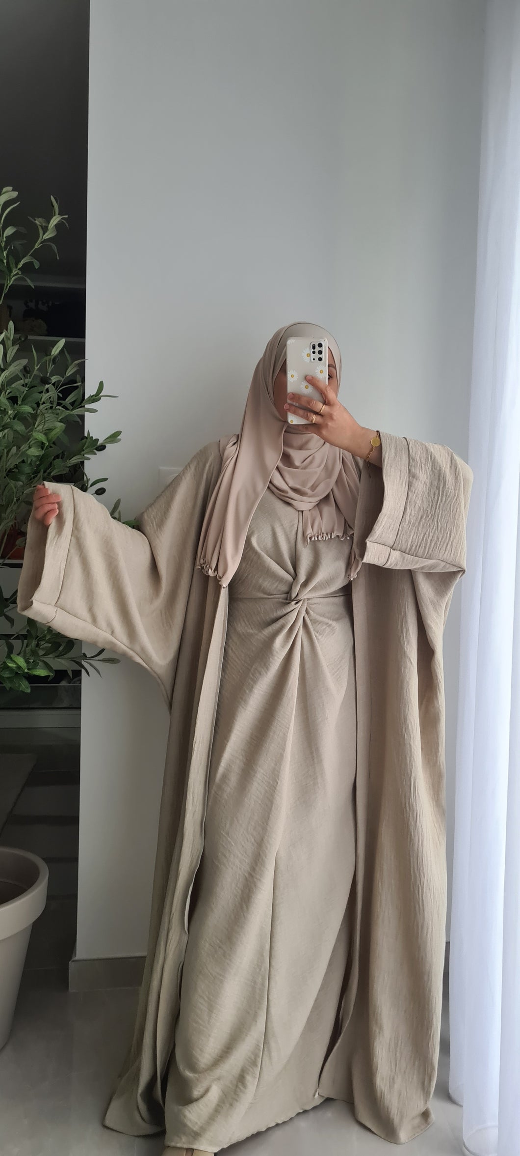 ABAYA FEYZA- BEIGE