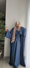 Charger l&#39;image dans la galerie, ABAYA FEYZA- BLEU JEAN
