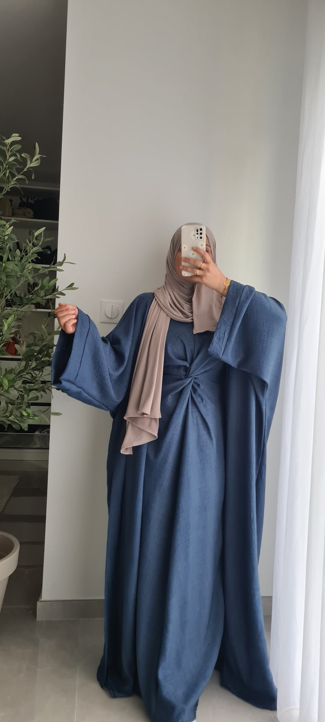 ABAYA FEYZA- BLEU JEAN