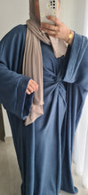 Charger l&#39;image dans la galerie, ABAYA FEYZA- BLEU JEAN
