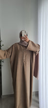 Charger l&#39;image dans la galerie, ABAYA FARASHA-TAUPE
