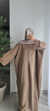 Charger l&#39;image dans la galerie, ABAYA FARASHA-TAUPE
