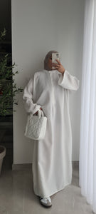 ABAYA FARASHA-BLANC