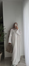 Charger l&#39;image dans la galerie, ABAYA FARASHA-BLANC
