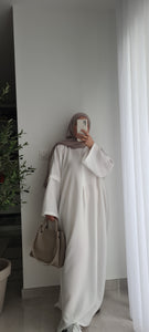 ABAYA FARASHA-BLANC