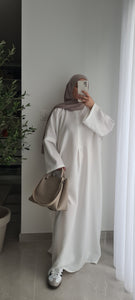 ABAYA FARASHA-BLANC