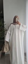 Charger l&#39;image dans la galerie, ABAYA FARASHA-BLANC
