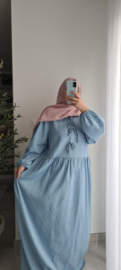 ROBE FLORA DENIM