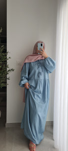 ROBE FLORA DENIM