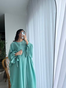 Abaya 2 pièces - TURQUOISE