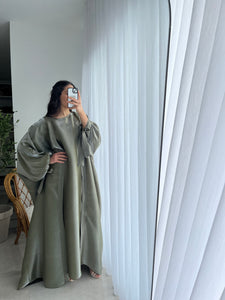 Abaya 2 pièces  - KAKI