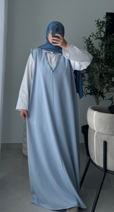 Robe + CHEMISE-BLEU BÉBÉ