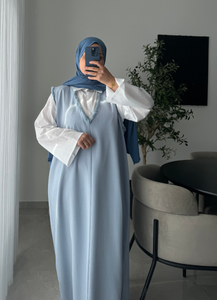 Robe + CHEMISE-BLEU BÉBÉ