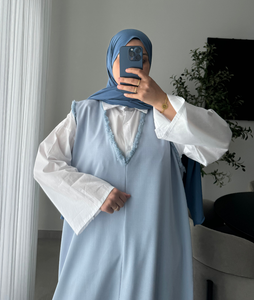 Robe + CHEMISE-BLEU BÉBÉ