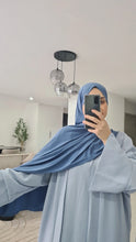 Charger l&#39;image dans la galerie, Abaya 3 pièces BLEU BÉBÉ
