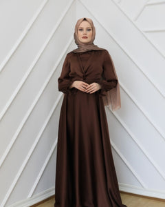 ROBE MIRAY- MARRON