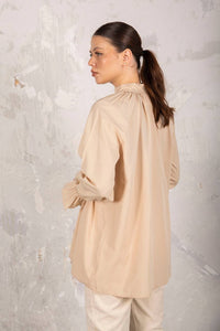 Blouse Longue -  NUDE