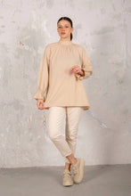 Charger l&#39;image dans la galerie, Blouse Longue -  NUDE
