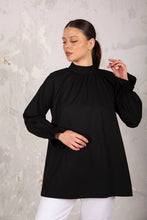 Charger l&#39;image dans la galerie, Blouse Longue - NOIR
