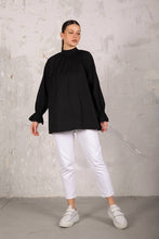 Charger l&#39;image dans la galerie, Blouse Longue - NOIR
