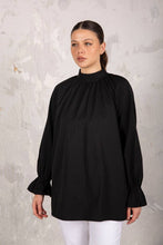 Charger l&#39;image dans la galerie, Blouse Longue - NOIR
