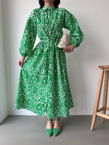 Robe bouffante - VERT